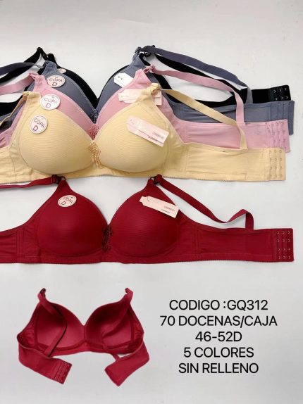 BRASIER SIN ARO COPA "D"   GQ312