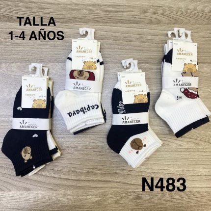 N483   TOBILLERA  CAPIBARA  TALLA 1-4 AÑOS NIÑO/NIÑA      S/ 23. 50 SOLES