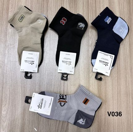 V036 TOBILLERA VARON EMPEINE ALTO ALGODON    S/.  24. 00 SOLES