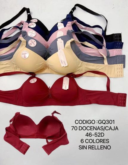 BRASIER SIN ARO COPA "D"  GQ301