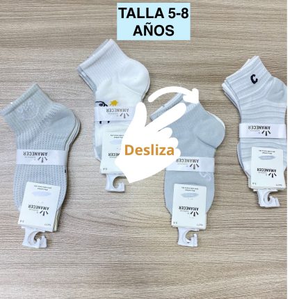 N477 TOBILLERA NIÑO 5-8 AÑOS ALGODÒN S/ 22. 00 SOLES