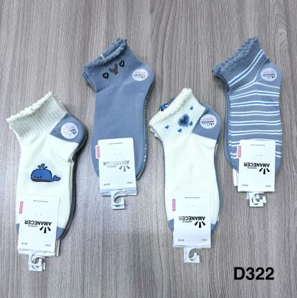 D322 TOBILLERA  DAMA ALGODÓN   S/ 25. 00 SOLES