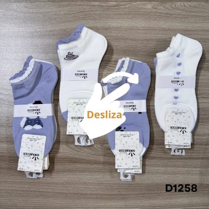 D1258 TALONERAS DAMA ALGODÓN          S/. 21.00 SOLES la DOCENA