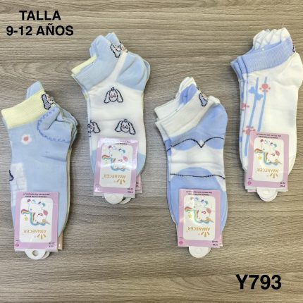 Y793  TALONERA NIÑA CON OREJAS  TALLA 9-12 AÑOS     S/ 23. 50 SOLES