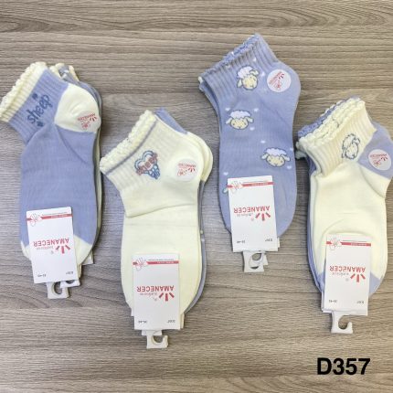 D357   TOBILLERA PASTELES ALGODÓN DAMA     S/ 26. 00 SOLES