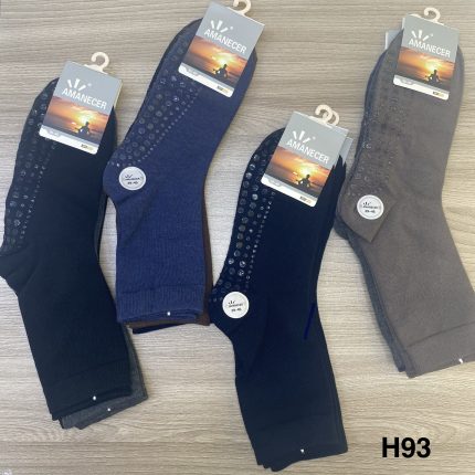 H93  LARGAS VARON CON ANTIDESLIZANTE ALGODON VARON     S/ 42. 00 SOLES