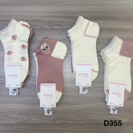 D355   TALONERA DAMA ALTO RELIEVE ALGODÓN       S/ 25. 50 SOLES