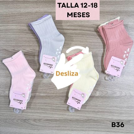 B36  BEBE   12-18 MESES ALGODÓN ANTIDESLIZANTE   S/ 24. 50 SOLES la DOCENA