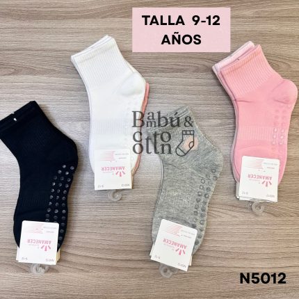 N5012  NIÑA ALGODÓN 9-12 AÑOS ANTIDESLIZANTE S/ 27. 50 SOLES la DOCENA