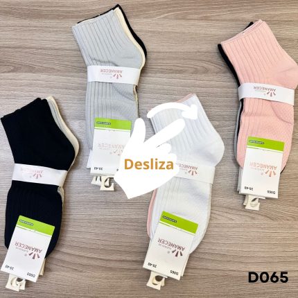 D065    3/4 LARGAS ELÁSTICO SUAVE DAMA ALGODÓN de COLORES      S/ 28.00 SOLES  la DOCENA