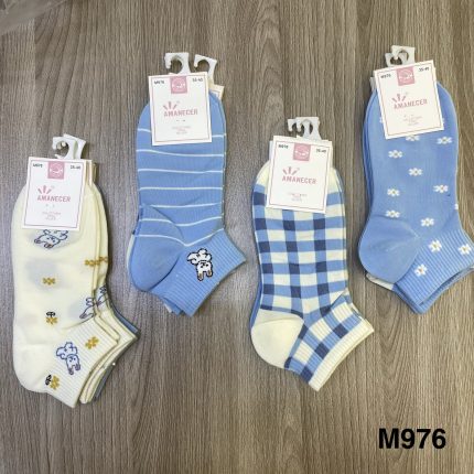 M976   TOBILLERAS PASTELES DAMA ALGODÓN      S/ 26.00 SOLES la DOCENA
