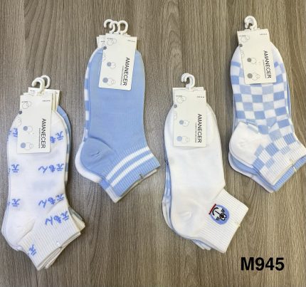 M945  TOBILLERA ALGODÓN DAMA PASTELES    S/ 26.00 SOLES la DOCENA